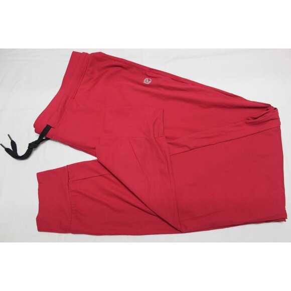 Born Primitive women's zippered stretch cranberry‎ recovery joggers XXL - Picture 4 of 12